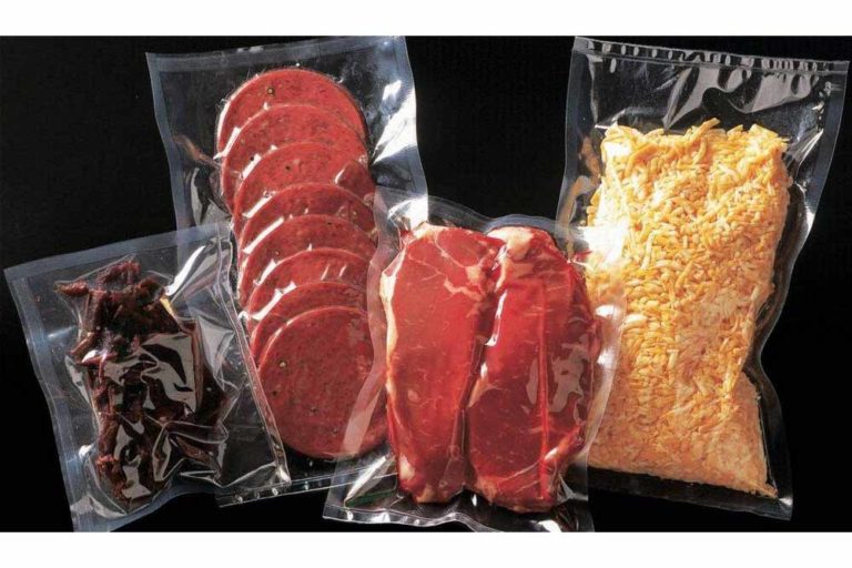 Sacs sous vide aliments divers